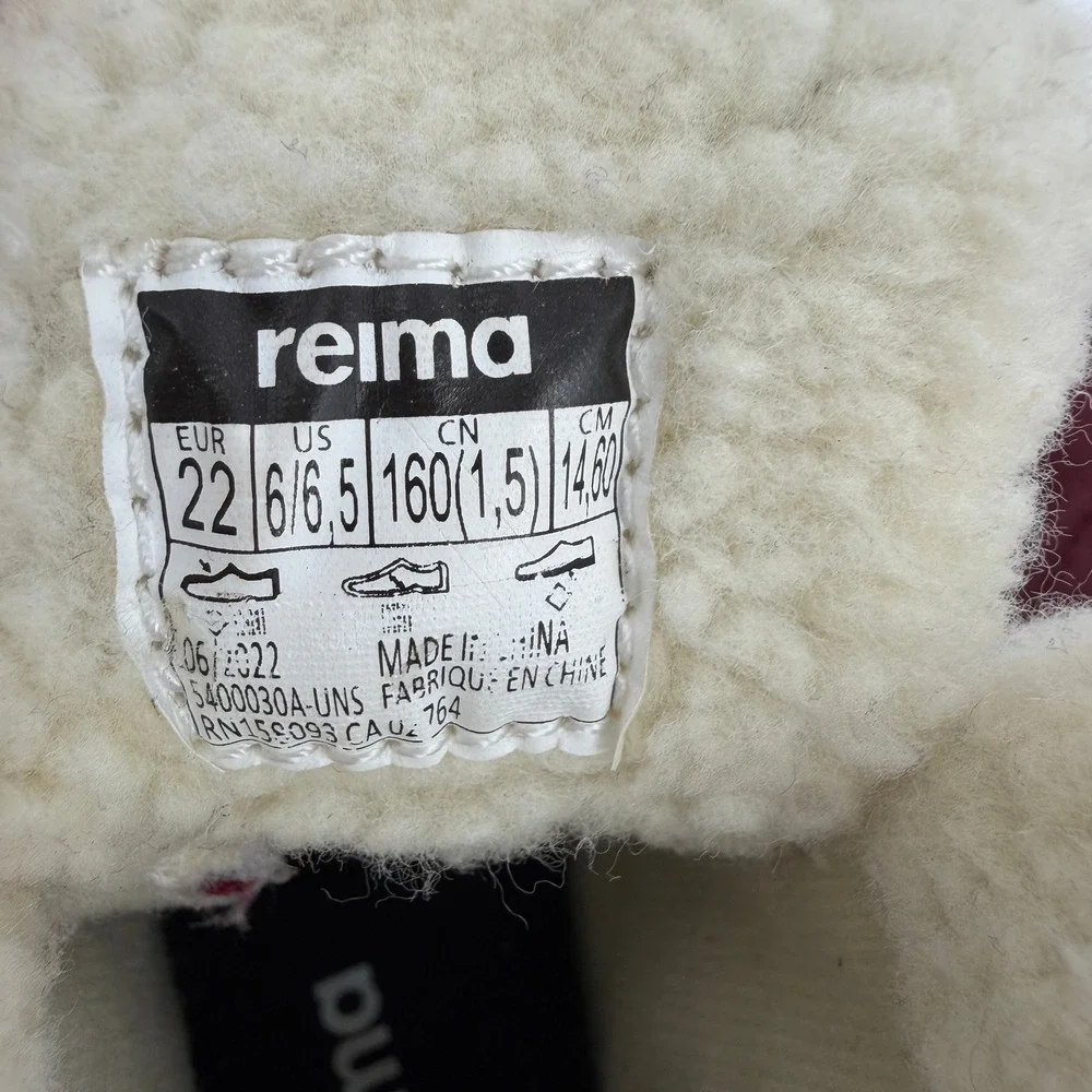 Reima Pyrytys Reimatec Waterproof Winter Toddler Snow Boots Sz 6-6.5